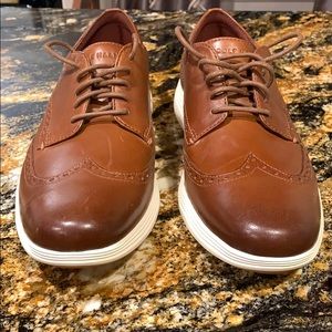 Cole Haan Grand OS wingtip casual shoes.